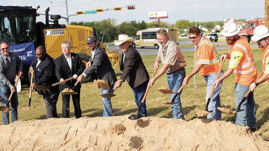 71 overpass construction begins with groundbreaking