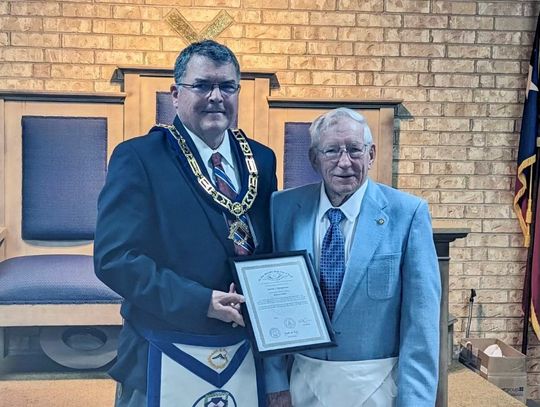 70 years at the Masonic Lodge