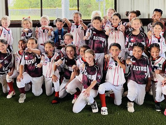 8U Lady Bears finish second at PONY regional