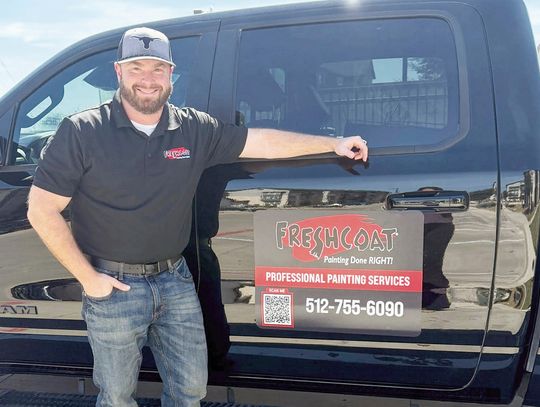 Bastrop man brings new painting business home