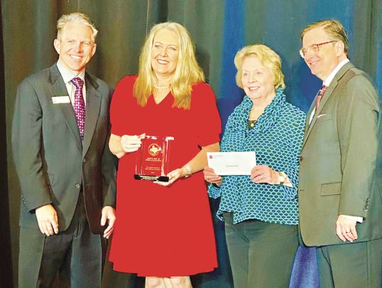 Bastrop Museum leaders accept prestigious statewide award