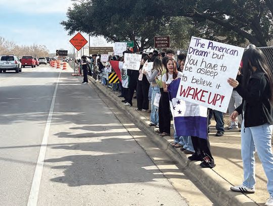 BISD students walk out on ICE