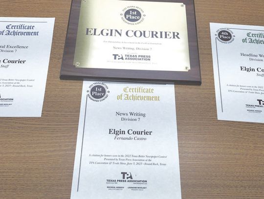 Courier collects awards