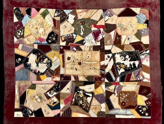 Historic quilts on display