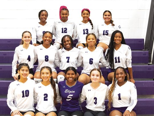 The 2023 Elgin High School Lady Wildcats girls varsity volleyball team. Photo by Marcial Guajardo