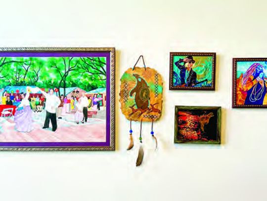 Late local artist’s work on display at coffee shop