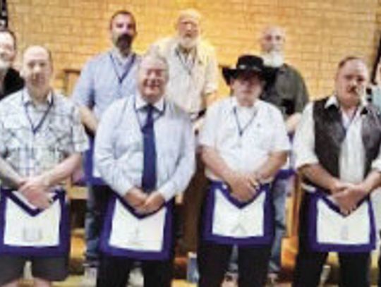 Local freemasons hold installation