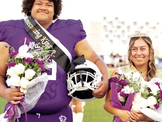 Wildcats crown Campuzano, McCoy Homecoming royalty