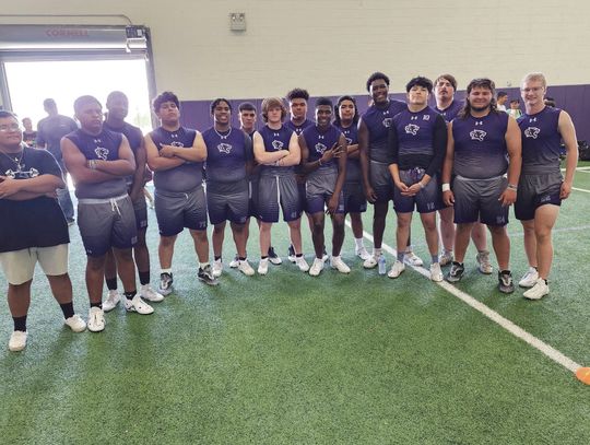 Wildcats football competes at Lineman Challenge Qualifier