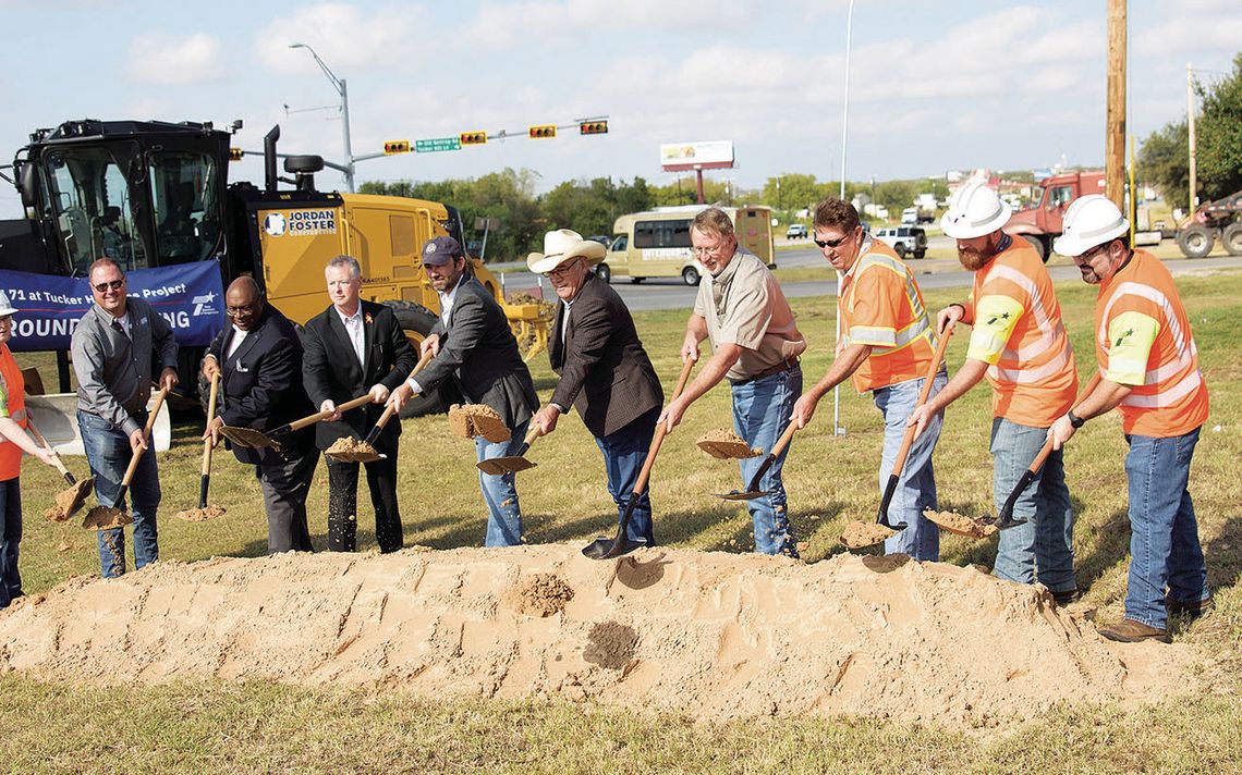 71 overpass construction begins with groundbreaking 71 overpass construction begins with groundbreaking