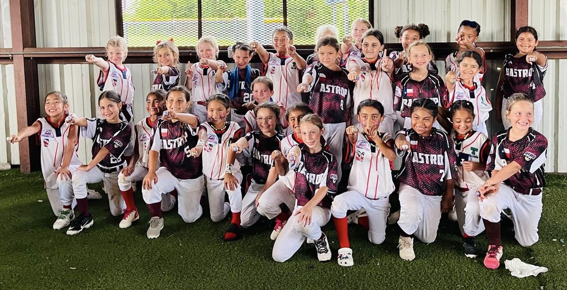 8U Lady Bears finish second at PONY regional