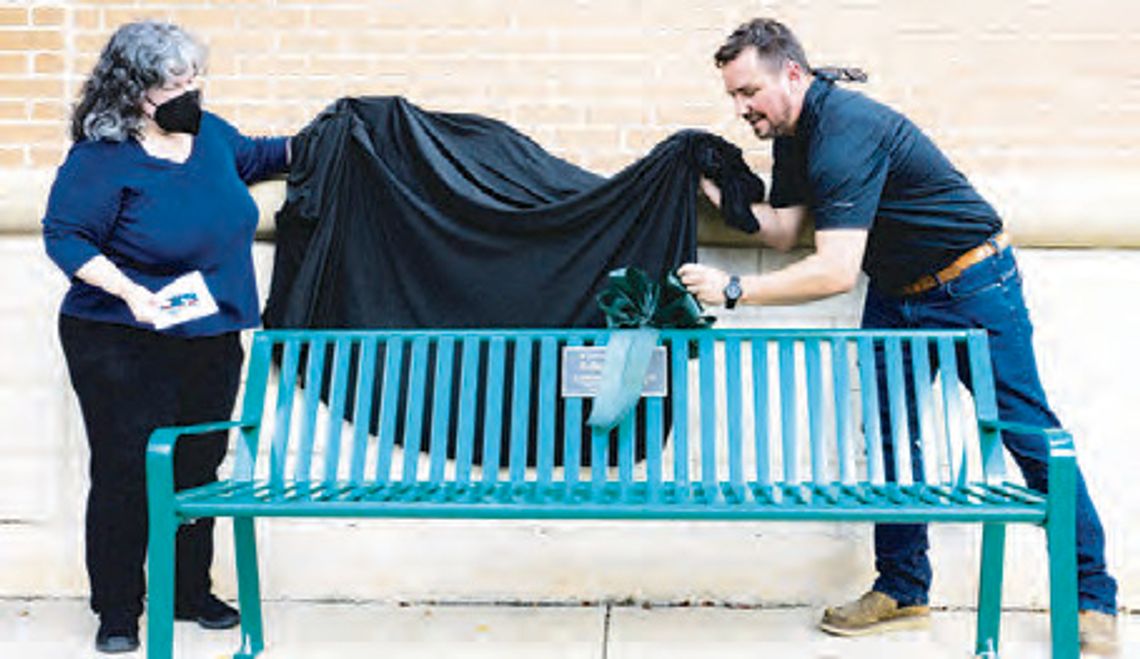 BENCH DEDICATED TO LATE CITY EMPLOYEE