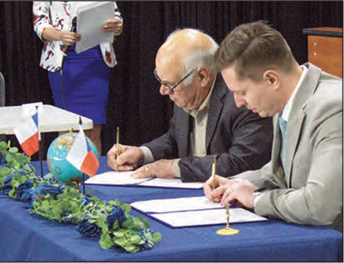 Czech region, Bastrop County sign partnership