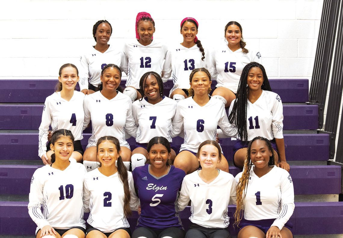 The 2023 Elgin High School Lady Wildcats girls varsity volleyball team. Photo by Marcial Guajardo