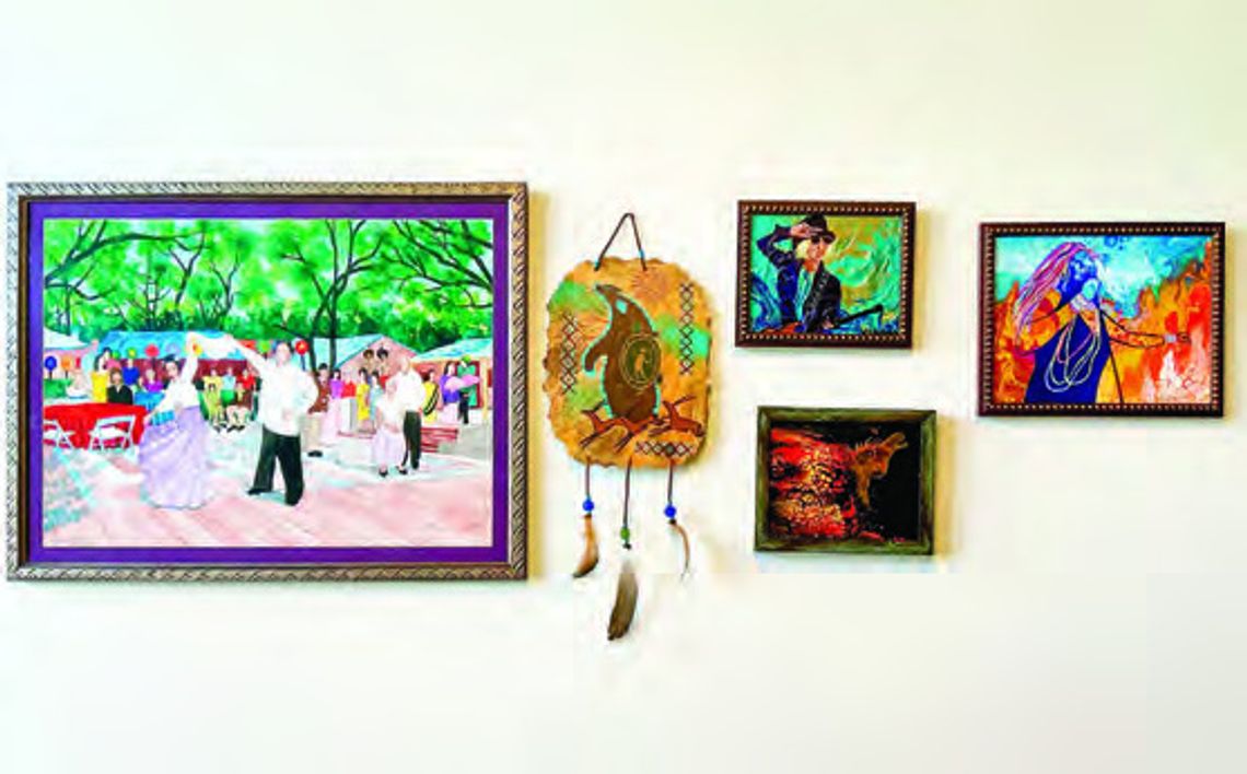 Late local artist’s work on display at coffee shop