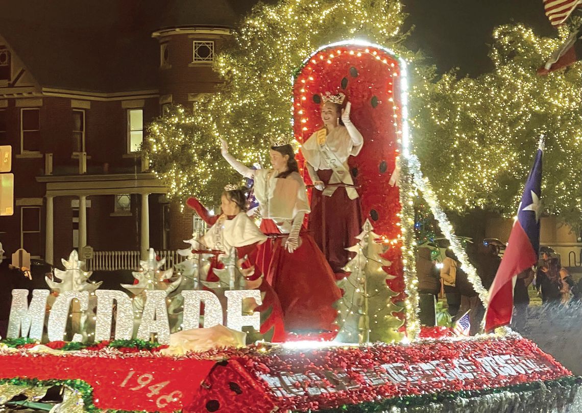 Lighted parade shines despite wet weather