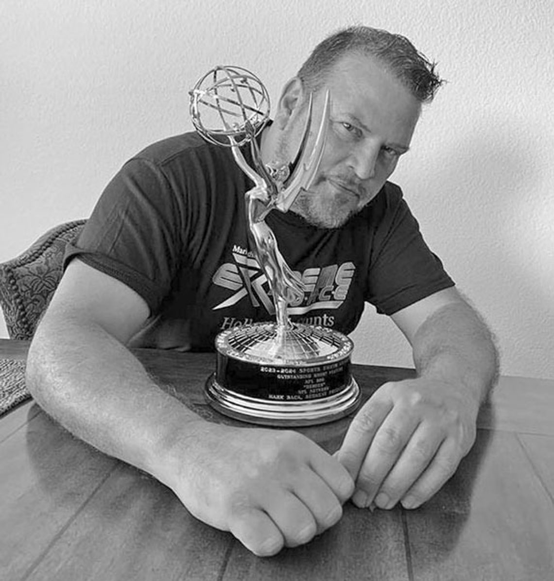 Local filmmaker, stunt coordinator wins Emmy