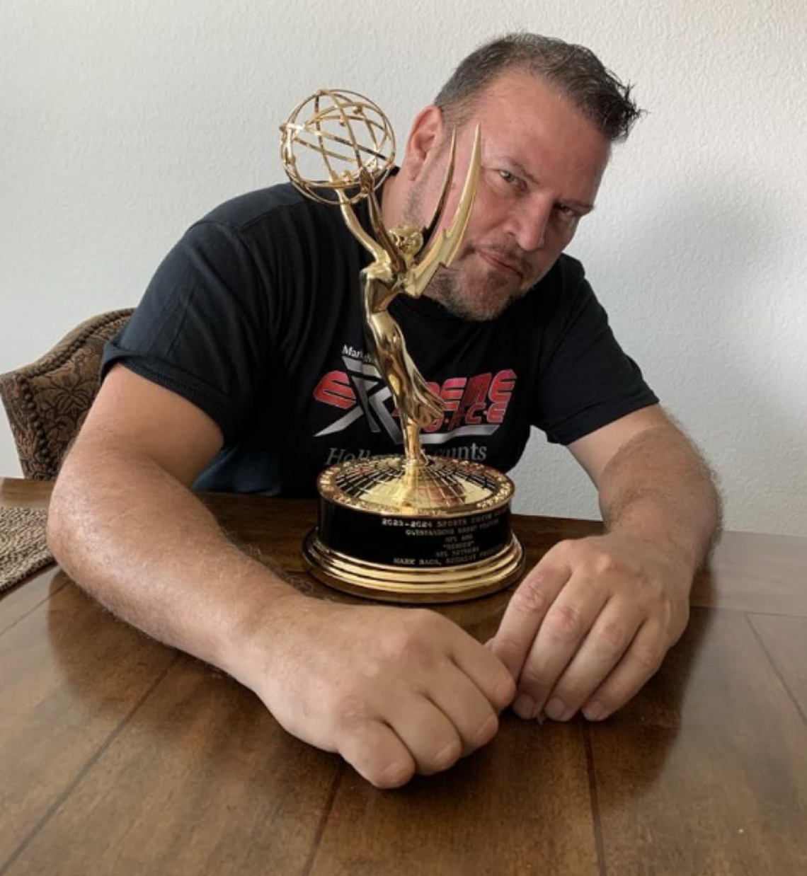 Local filmmaker, stunt coordinator wins Emmy