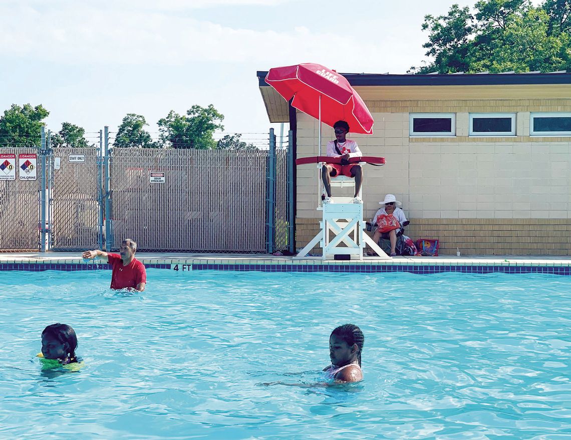 Morris pool opens