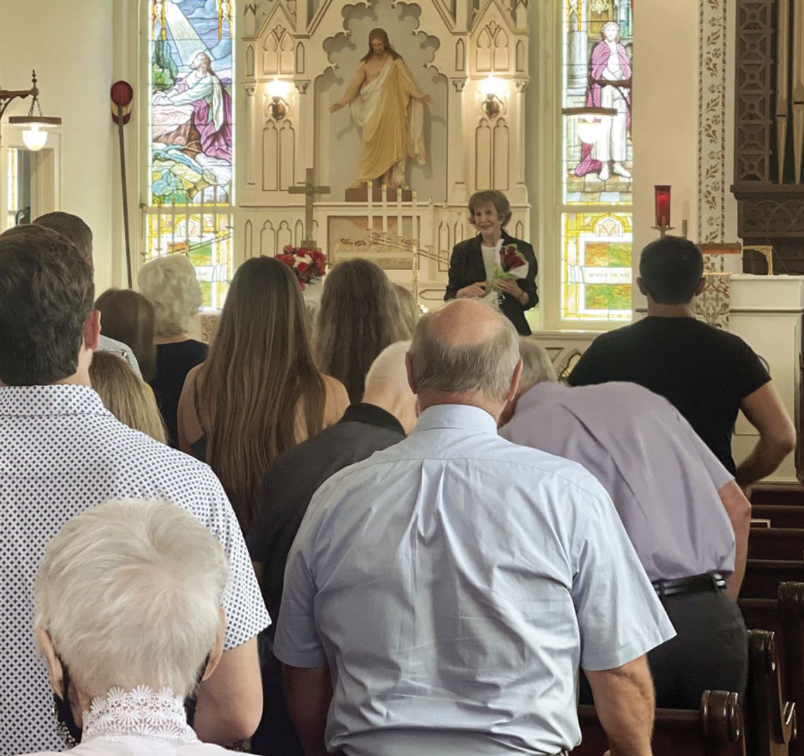 Organ debut performance fills the pews