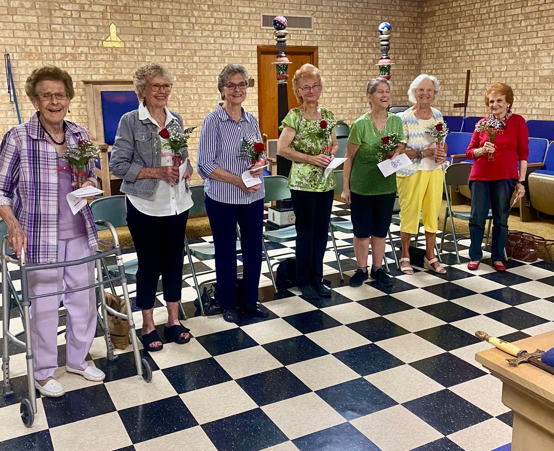 Red roses, gratitude for Masonic widows