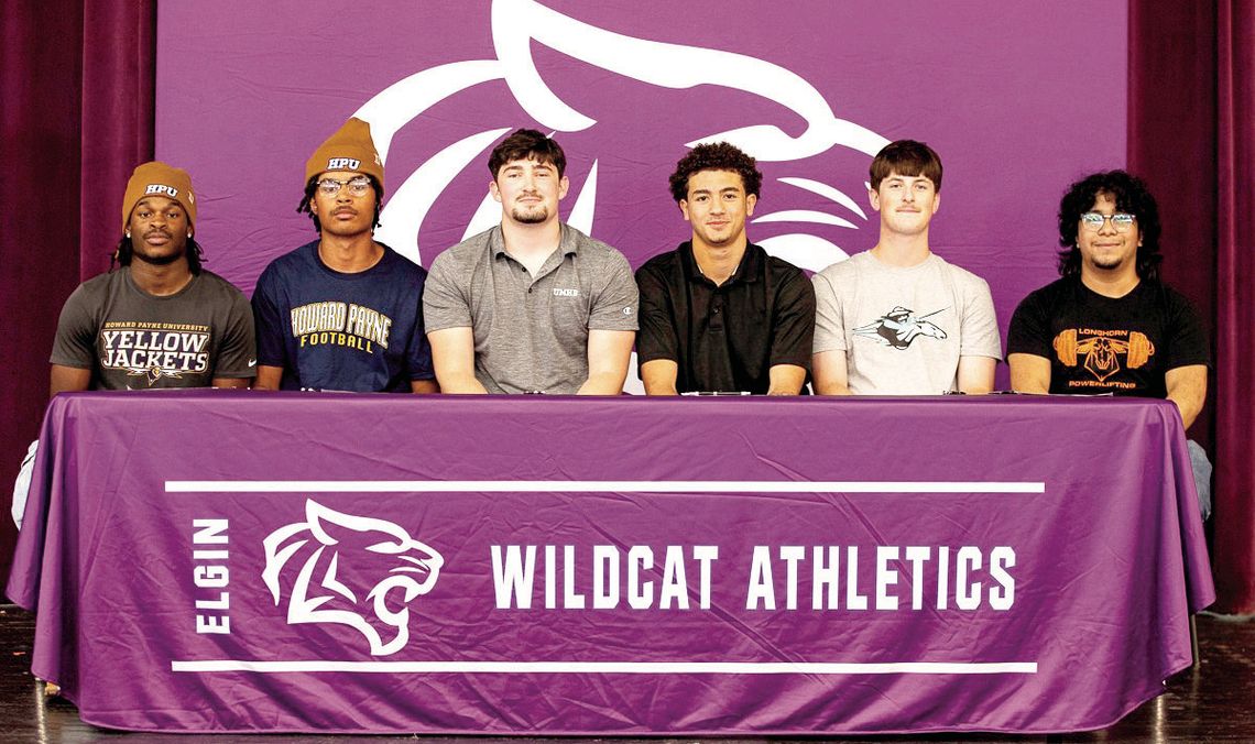 Six Elgin athletes sign to compete at the next level