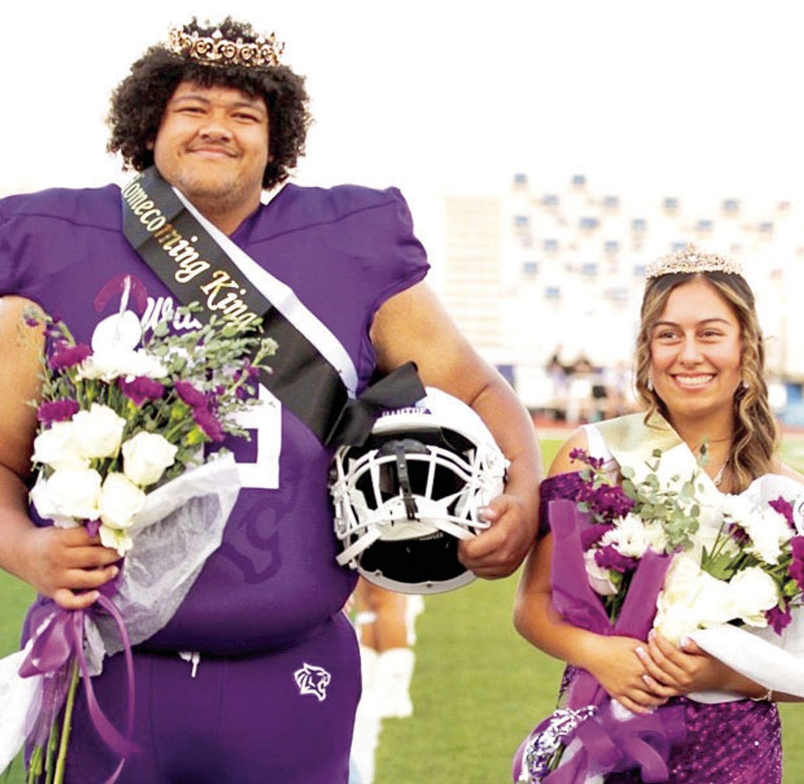 Wildcats crown Campuzano, McCoy Homecoming royalty