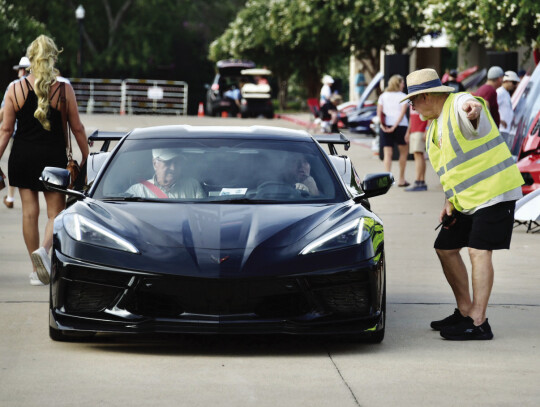 Organizers ensured both foot and car traffic ran smoothly.