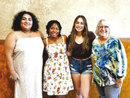 Each year, the Elgin Evening Lions Club Thrift Store provides scholarships for graduating seniors who have volunteered at least 25 hours at the shop. Each student will be receiving $3,333. Aranza Zuniga, who will be attending Austin Community College, Ral