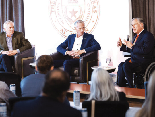 Governor Greg Abbott recognizes Texas as the energy capitol of the world. Photo credit Office of the Texas Governor