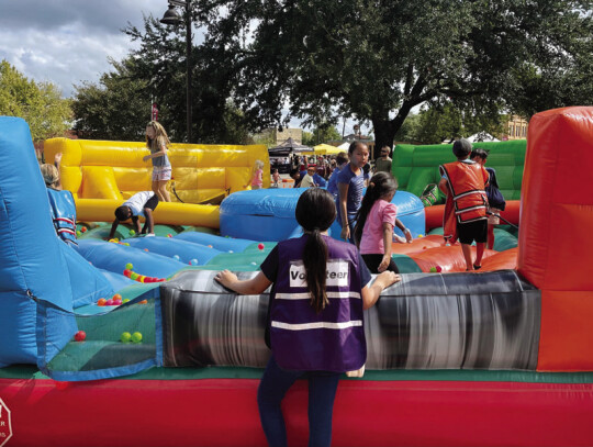 Every play area had dedicated volunteers watching over. Photos by Niko Demetriou