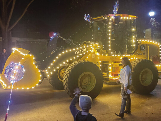 The dozers responsible for Bastrop’s rapid growth were a crowd favorite. Photo by Niko Demetriou