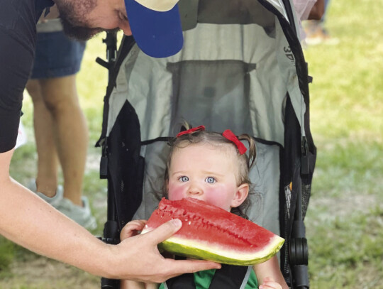 There’s no age restriction on watermelon. Photo by Niko Demetriou